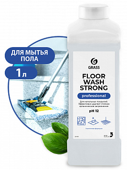 Средство для мытья полов GraSS "Floor Wash Strong" канистра 1кг  250100