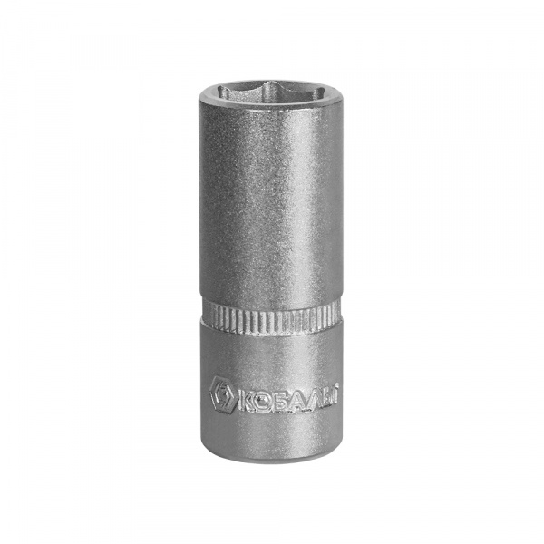 Головка торцевая глубокая КОБАЛЬТ 1/4", 14 мм, Cr-V (1шт.) подвес 643-989