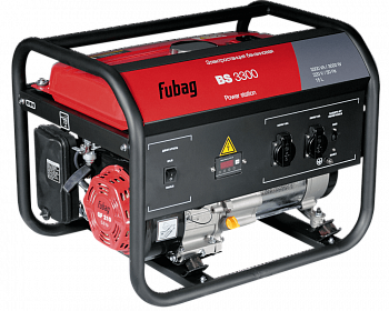 Электростанция бенз. Fubag BS 3300 (3,0/3,3кВт, 220В, бак 15 л) 8641452