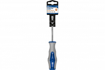 Отвёртка КОБАЛЬТ Ultra Grip SL 6,0 х 100 мм CR-V, 2компонентная рукоятка (1шт.) подвес 646-270