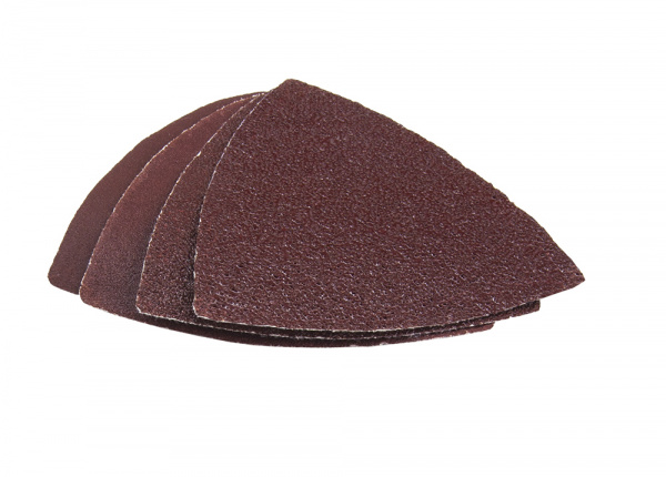 Насадка для МФИ ПРАКТИКА шлиф.листы, дельта, VELCRO БЕЗ отверстий 80 мм, P40, 80, 120, 240, 240-423