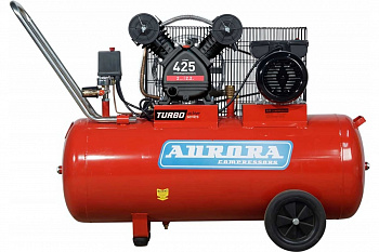 Компрессор 100 АВРОРА CYCLON-100 TURBO  2,2кВт, 10б, 100л, 425л/мин  ременной 29711