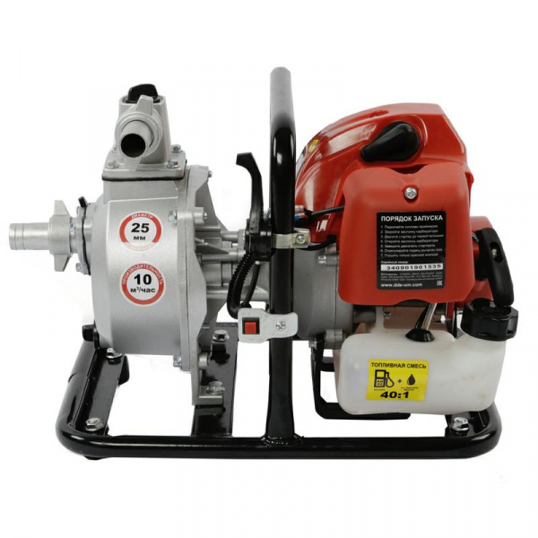Мотопомпа DDE WP250 (вых 25 мм/1" дв 43 см3/1,9 л.c. выс 45 м 10 м3/час)