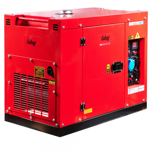 Электростанция дизельная Fubag DS 6500 AC ES (6,0/6,5кВт,220В. электростартер ,кожух)