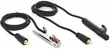 Комплект сварочных проводов QUATTRO ELEMENTI KIT-20 до 200А, держатель, масса, провода 5+4м, 648-731