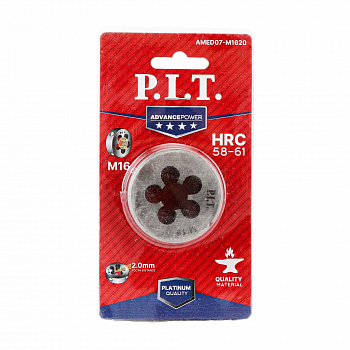 Плашка метрическая P.I.T. M16 x 2,0мм(AMED07-M1620)