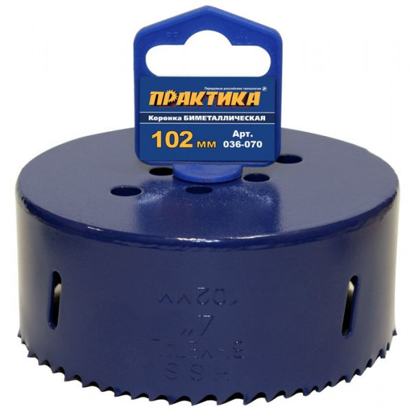 Коронка Практика биметаллич.102мм  036-070
