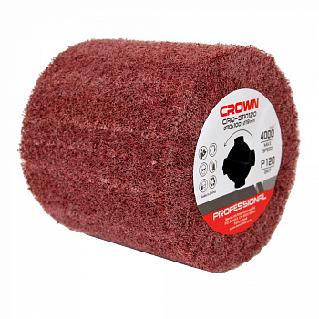 Щетка абразивная CROWN CAQ-S110120 (Φ110x100)