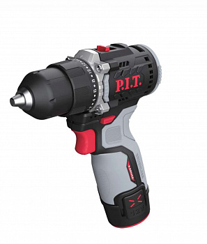 Дрель акк бесщет. P.I.T. PBM 12K-10B/2 X-DRIVER (12В, 2акк*1,5Ач, Li-ion, 35Нм, патрон 10 мм, 2 скорости, ЗУ, КЕЙС, набор расходки)