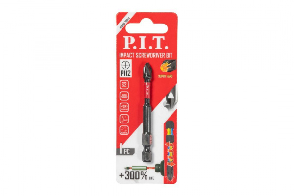 Бита ударная P.I.T. PH2x70 мм(ASDR01-70PH2)