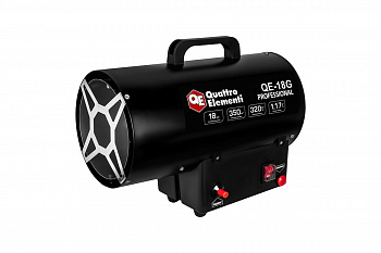 Нагреватель газовый QUATTRO ELEMENTI QE-18G (прямой нагрев, 18кВт, 320 м.куб/ч, 3,8кг)