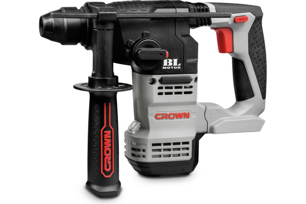 Перфоратор акк бесщет CROWN CT28018HX (20В, B3+, SDS-Plus, 2-х реж., 0-900 об/мин, 0-5200 уд/мин, 1,