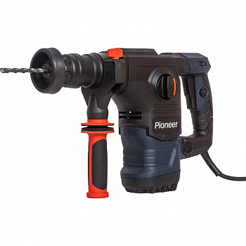 Перфоратор Pioneer RH-E1500V-01C 3-реж. вертик, 1500Вт. 5дж.SDS+ кейс  (2)