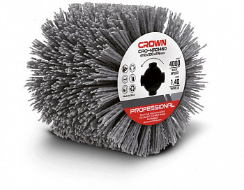 Щетка нейлоновая CROWN CAQ-N1101460 (Φ110x100)