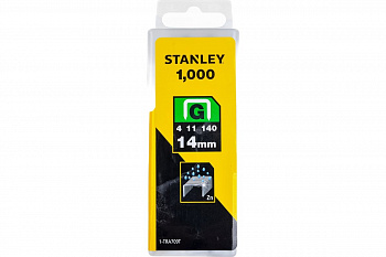 Скоба для степлера Stanley "HEAVY DUTY" тип "G"(4/11/140) 14мм9/16"1000шт  1-TRA709T