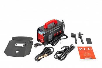 Сварочный инвертор P.I.T. PMI 180-C IGBT (10-180А, ПВ-60, электрод 1,6-3.2мм, 4800Вт, 190-250В, HOT START, 2 кабеля, щиток сварочный, щетка-молоток)