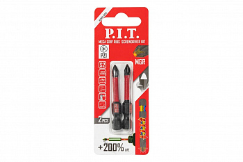 Бита ударная P.I.T. PZ1x50 мм 2 шт в уп.(ASDR01-50PZ1)