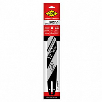 Шина 3/8"- 1,3- 45- 12" DDE сварная (для цепи 91P/VS/VXL)(120SPEA041)