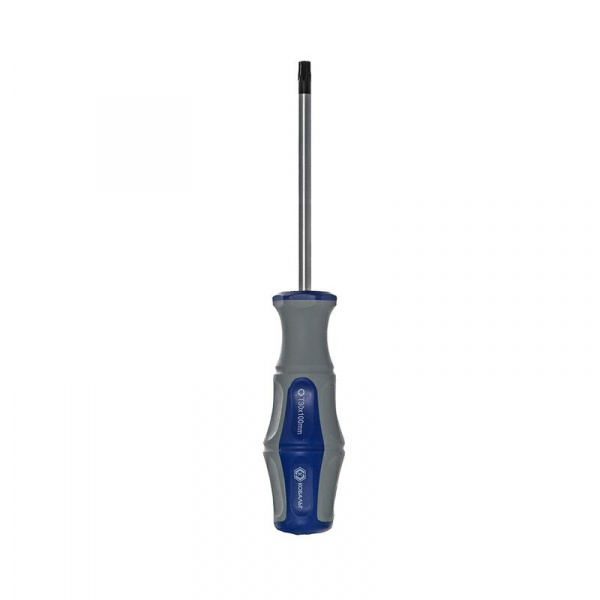 Отвертка Ultra Grip КОБАЛЬТ Torx Tamper-30 х 100 мм CR-V, двухкомпонентная рукоятка (1 шт.) подвес