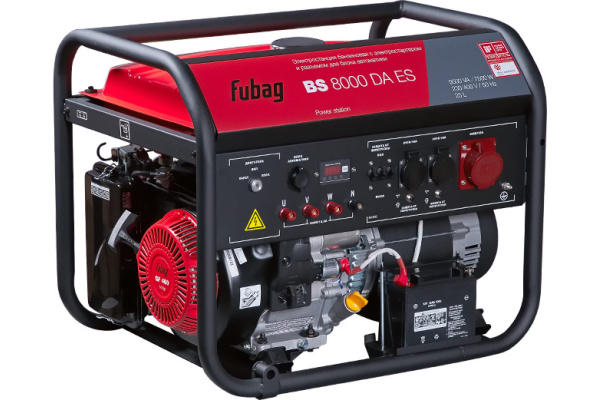 Электростанция бенз. Fubag BS 8000 DA ES (220/380В,7,5/10кВт,бак25л, эл.старт.конект.автомат.)