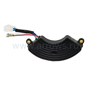 Блок AVR UNITED PARTS 6,5 кВт, 1Ф, полукруглый, провода 4+2