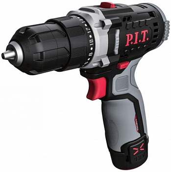 Дрель акк P.I.T. PBM 12K-10A/1 X-DRIVER (12В, 25Нм, патрон 10 мм, 2 скорости, 1450 об/мин, 1 акк*1,5Ач, Li-Ion, ЗУ, КОРОБКА)