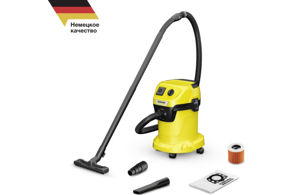Пылесос Karcher WD 3 P  V-17/4/20 ( с розеткой) 1.628-170