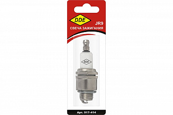 Свеча зажигания DDE - JR9 (Champion RJ19LM, Bosch WR11EO, NGK BR2LM) "Эльф", "Тролль", все газонокосилки с двиг. B&S