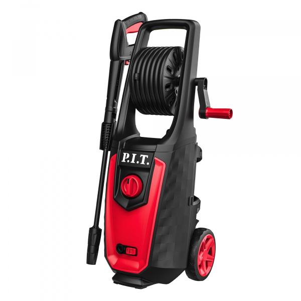 Мойка P.I.T. PHP170-C1 (2200Вт, 170бар, 450л/час, колеса,катушка, бачок д/пены)